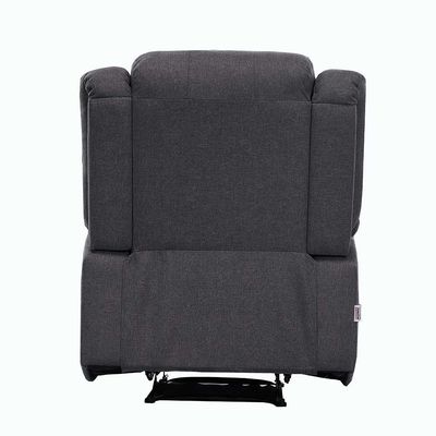 Homer 1-Seater Fabric Recliner - Dark Grey - With 2-Year Warranty